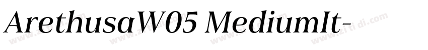 ArethusaW05 MediumIt字体转换